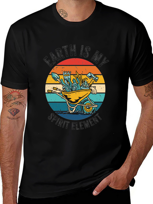Gardening Cart Retro T-Shirt