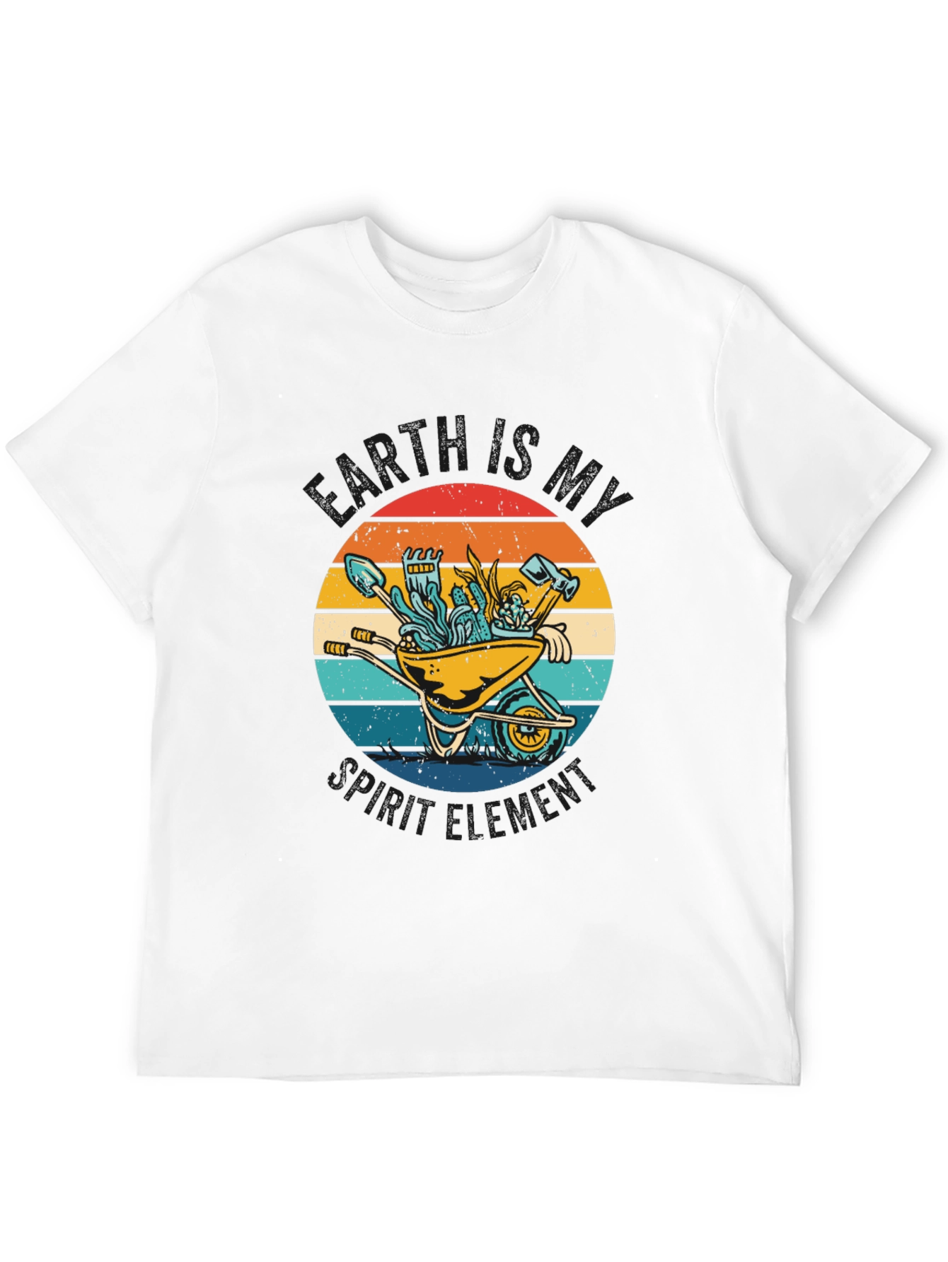 Gardening Cart Retro T-Shirt