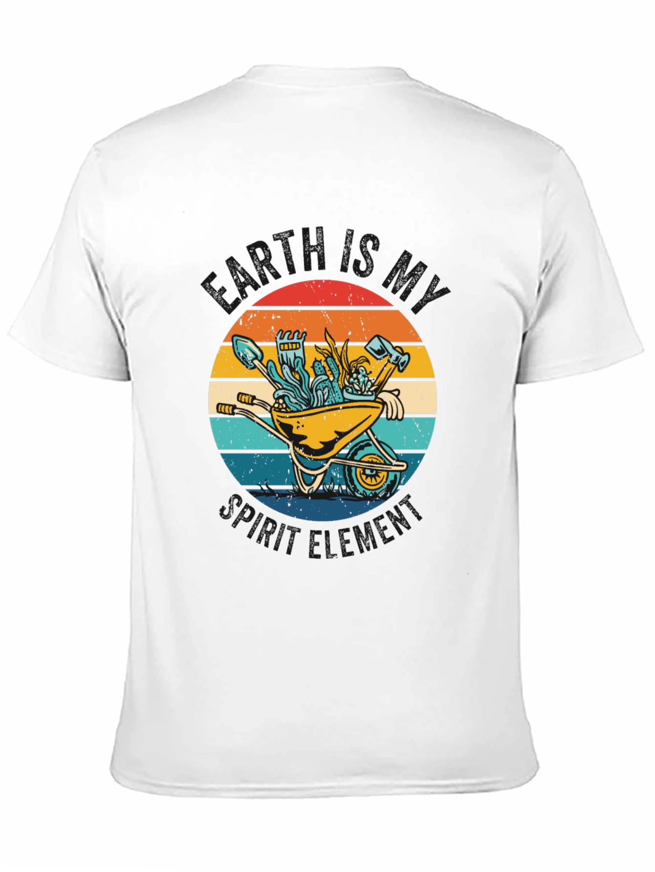 Gardening Cart Retro T-Shirt
