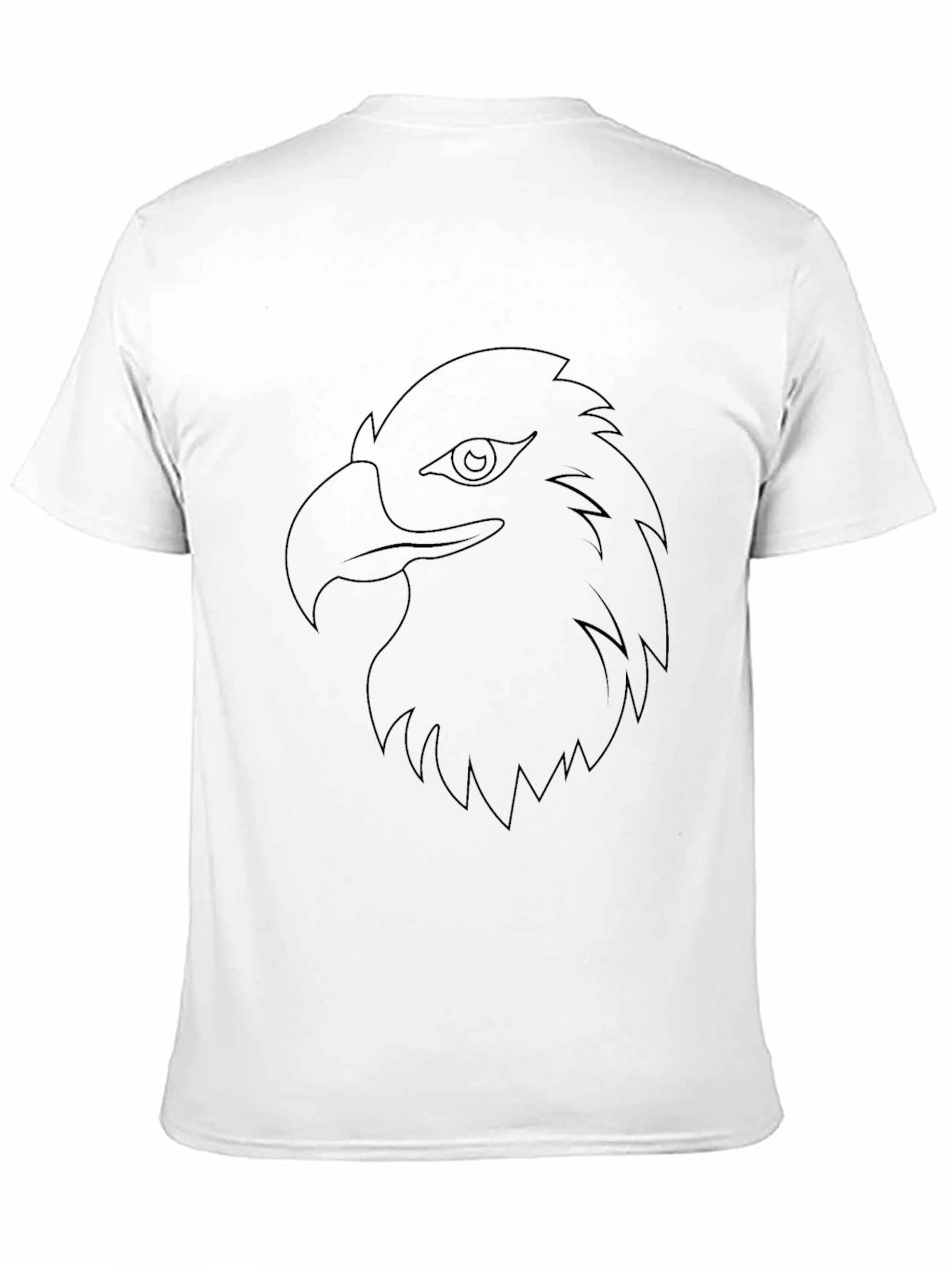 Black Eagle Outline Graphic Tee