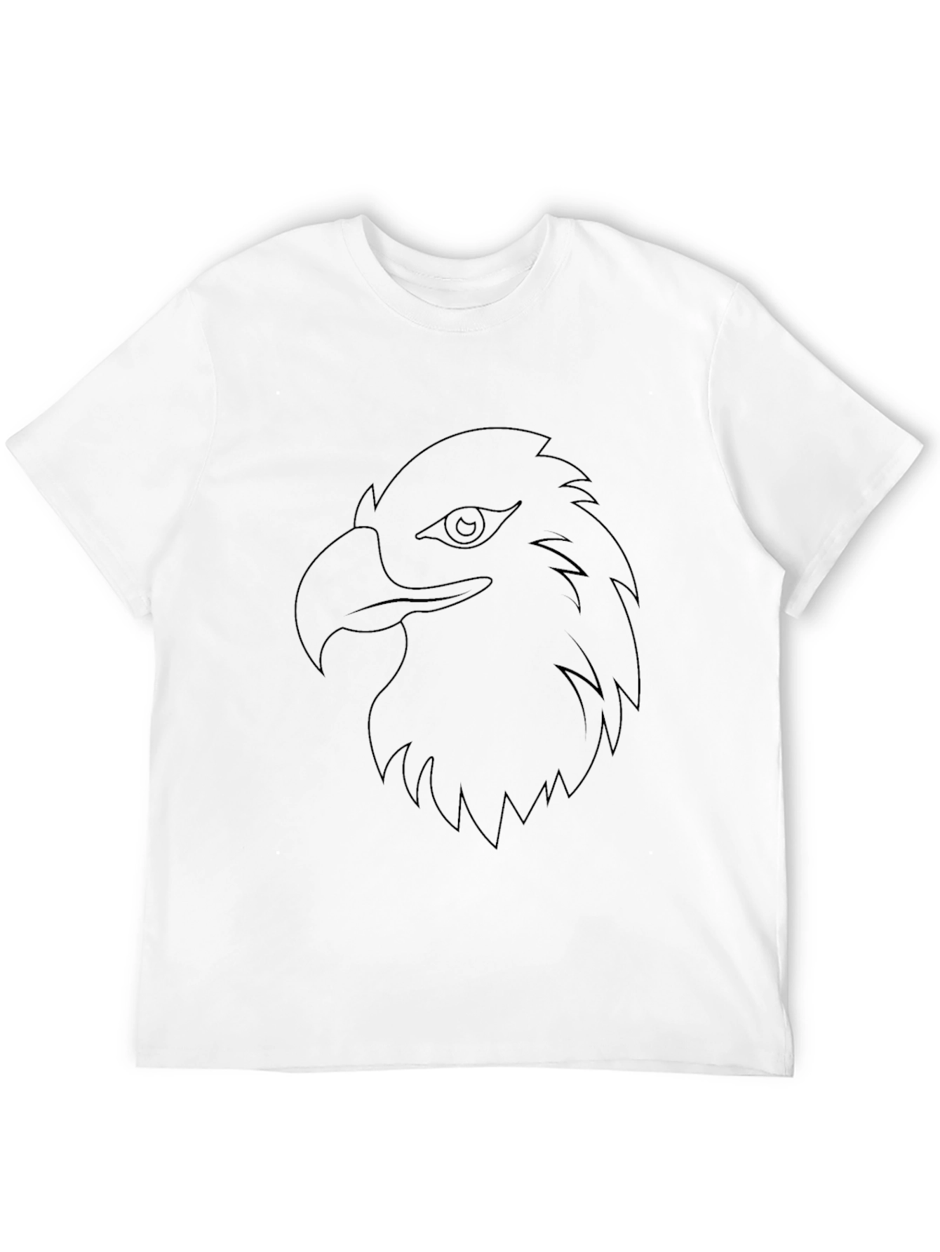 Black Eagle Outline Graphic Tee