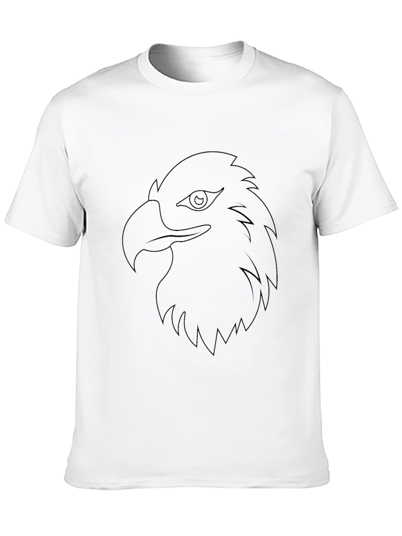 Black Eagle Outline Graphic Tee