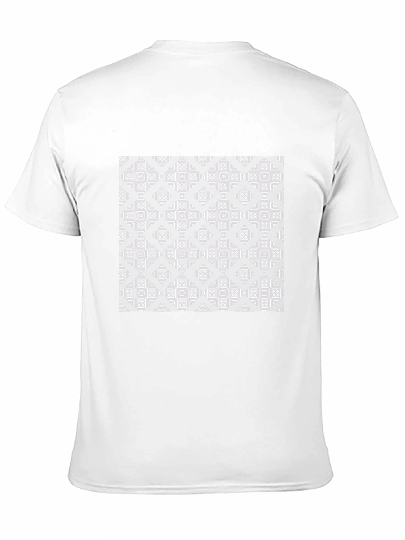 Geometric Black T-Shirt - Modern Pattern