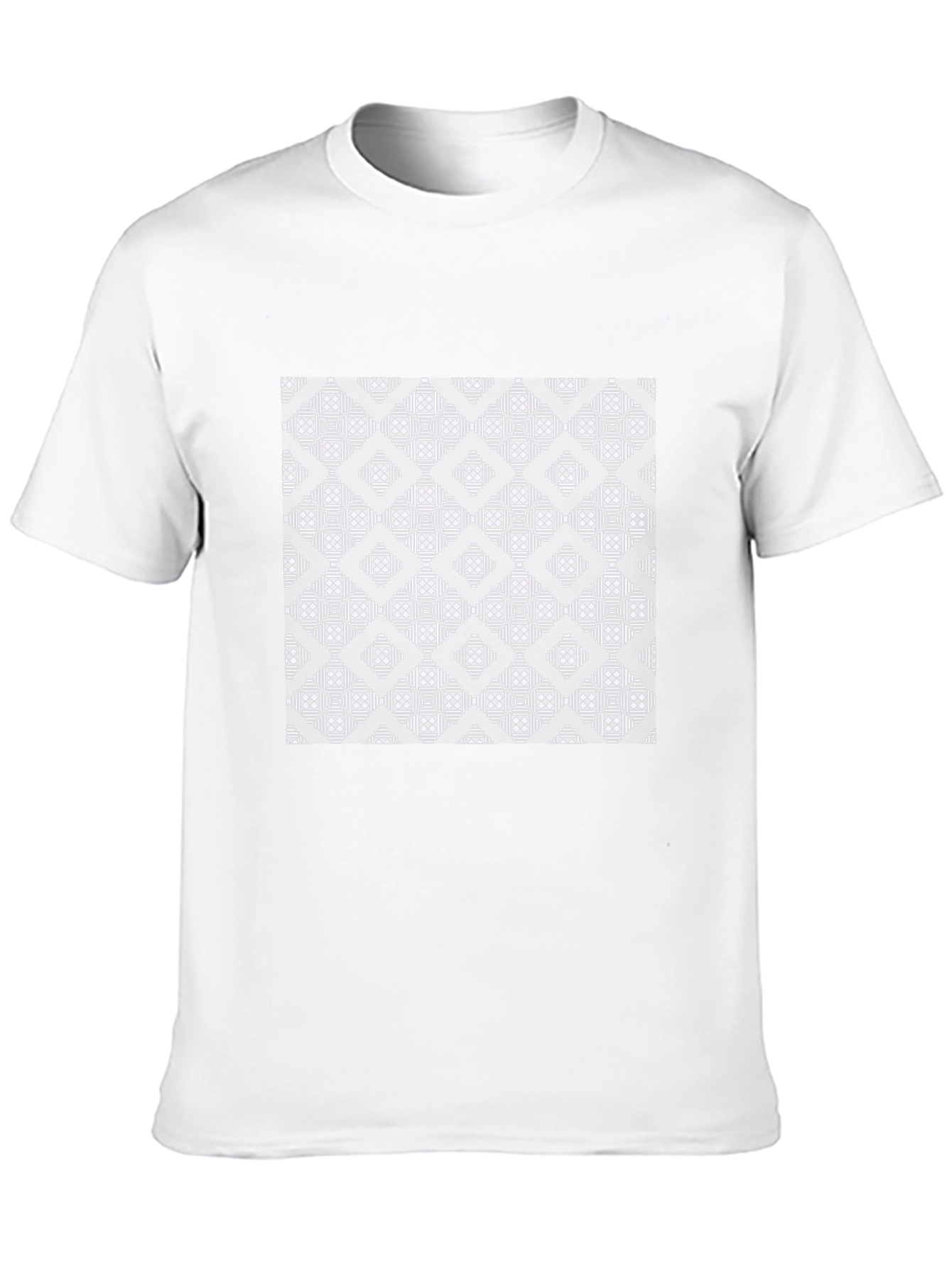 Geometric Black T-Shirt - Modern Pattern
