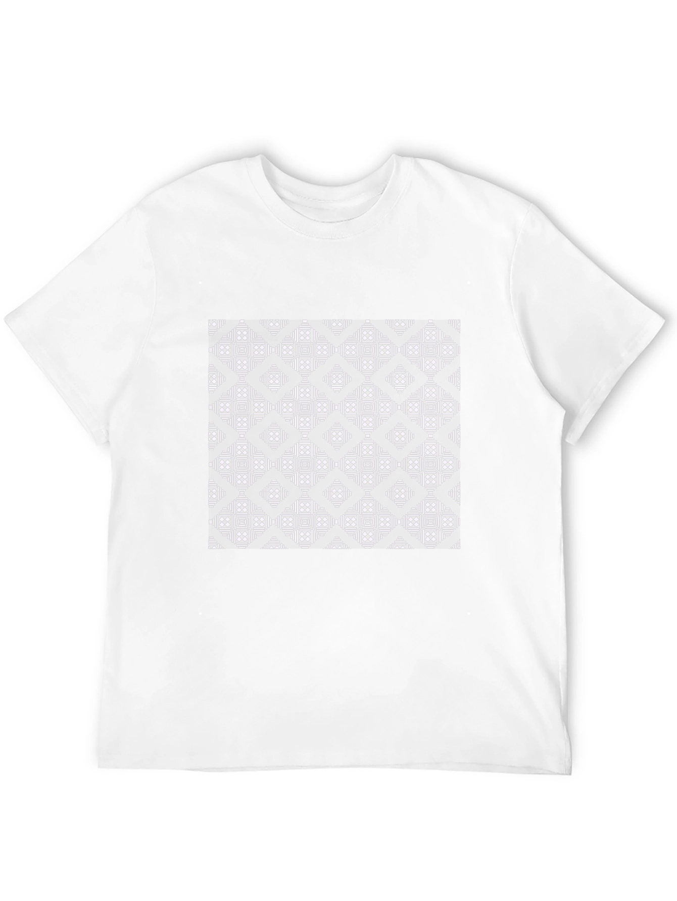 Geometric Black T-Shirt - Modern Pattern