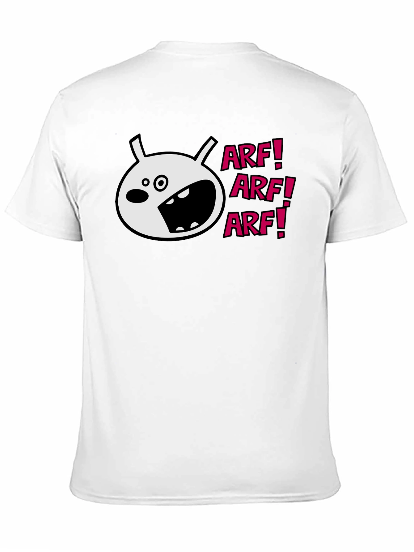 Arf! Graphic Print Black T-Shirt