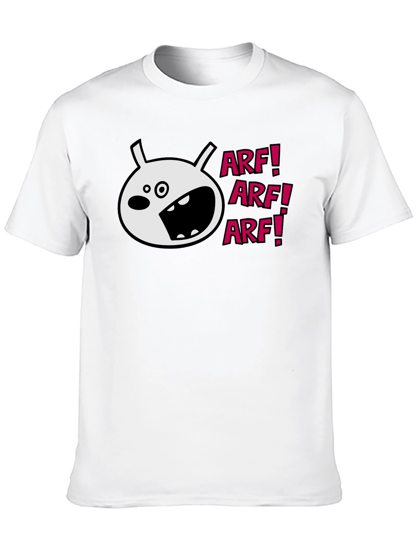 Arf! Graphic Print Black T-Shirt