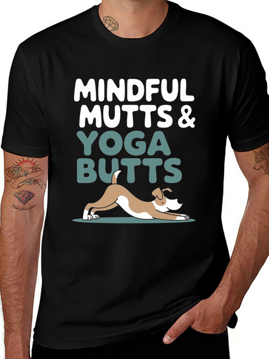 Mindful Mutts & Yoga Butts Graphic Tee