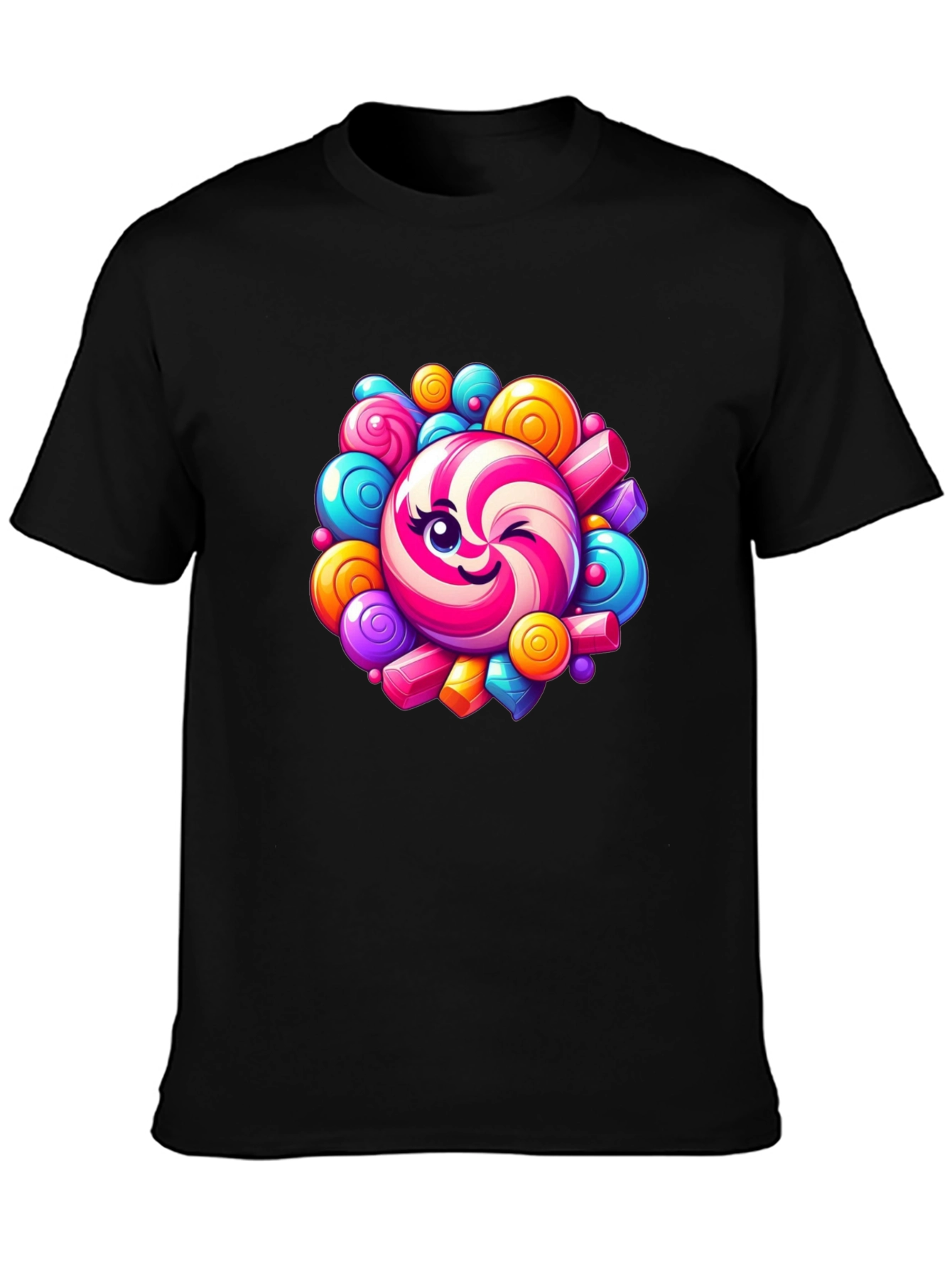 Sweet Candy Graphic Tee - Unisex Cotton T-Shirt