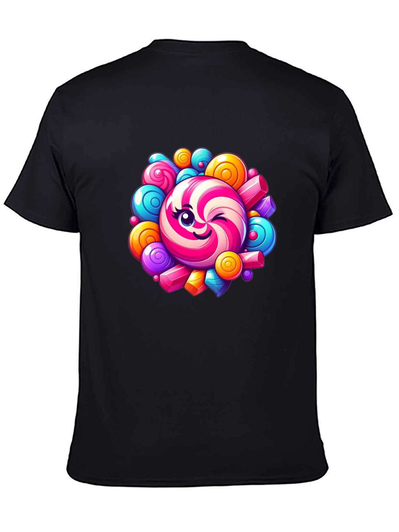 Sweet Candy Graphic Tee - Unisex Cotton T-Shirt