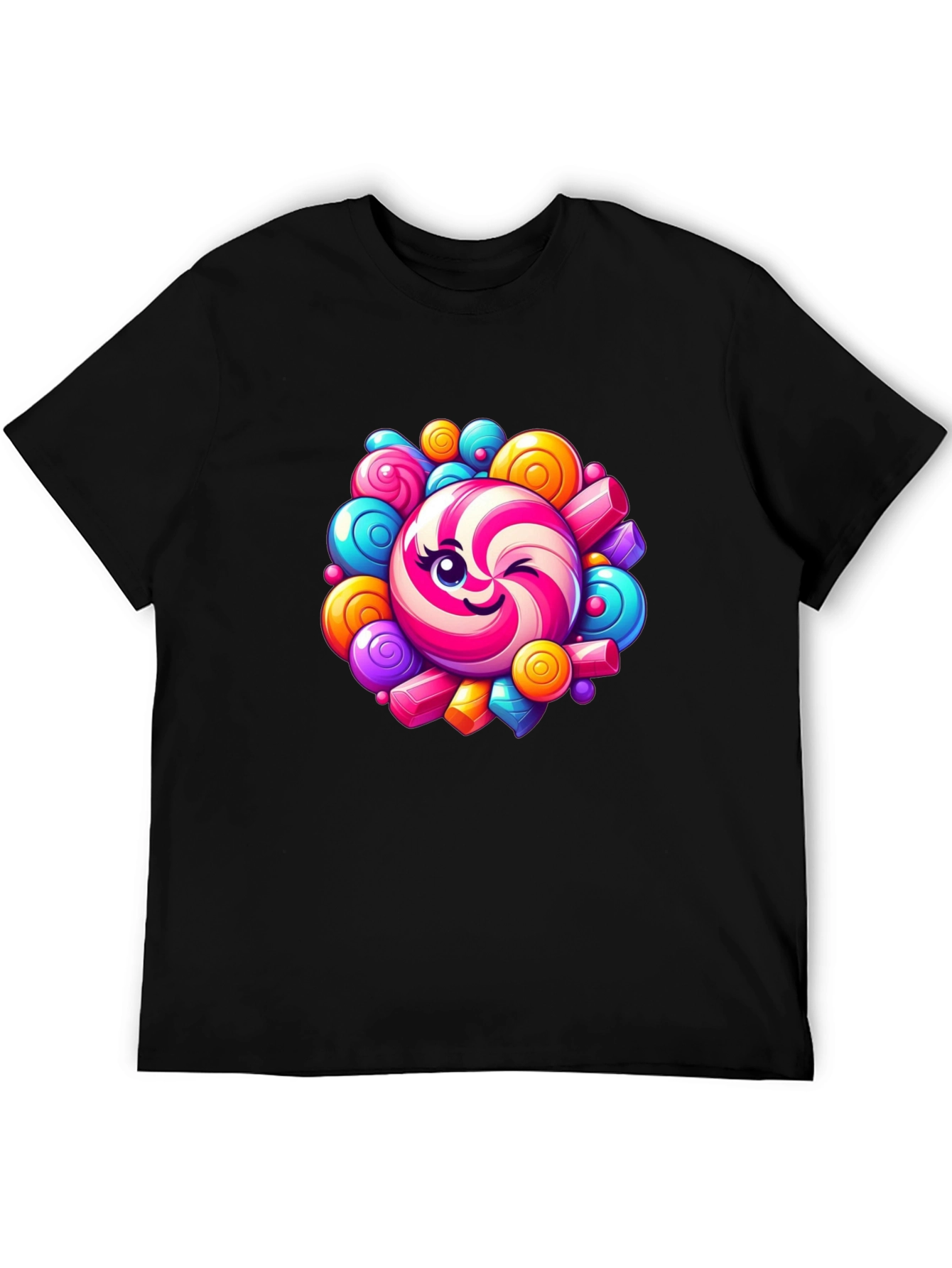 Sweet Candy Graphic Tee - Unisex Cotton T-Shirt