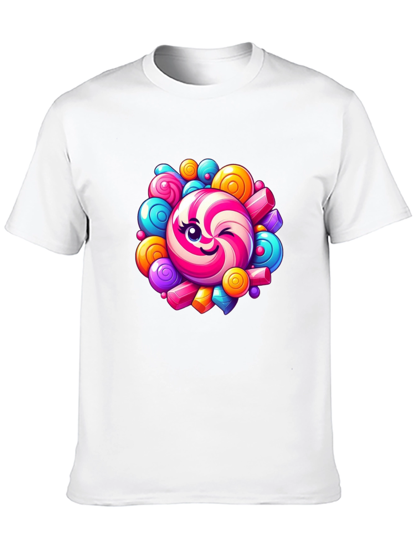 Sweet Candy Graphic Tee - Unisex Cotton T-Shirt