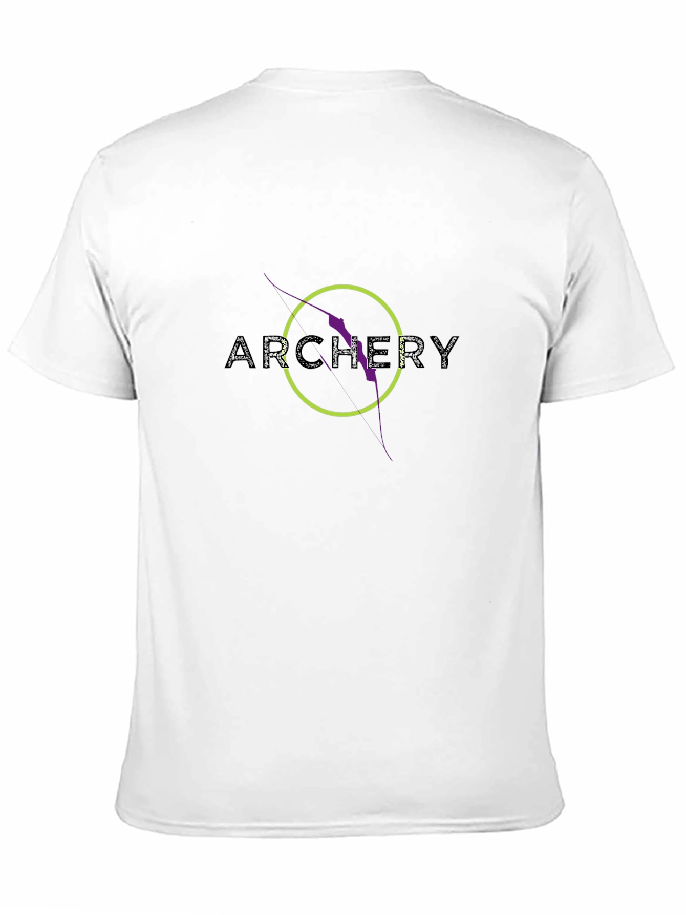 Archery Bow & Arrow T-Shirt - Black Graphic Tee