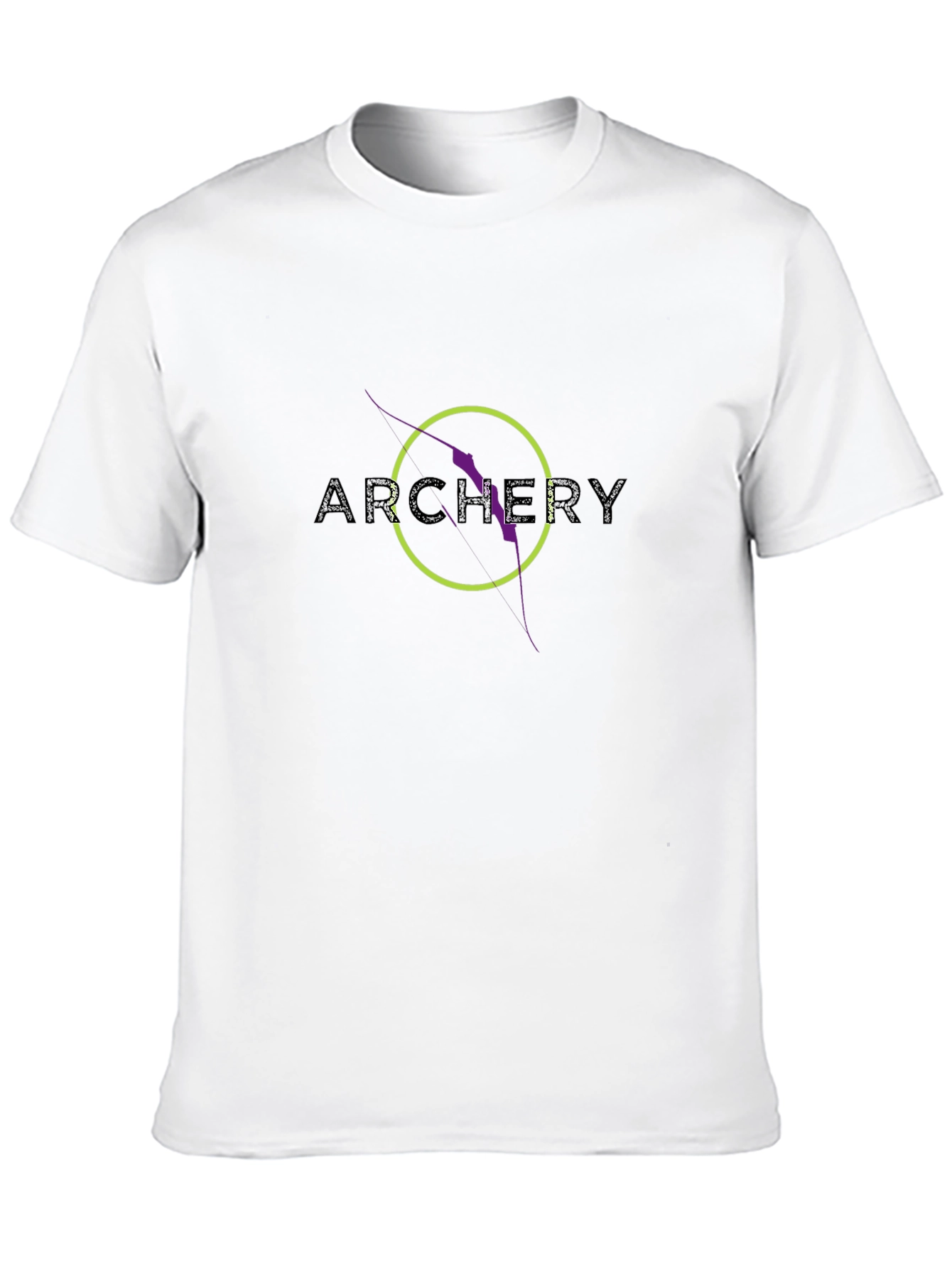 Archery Bow & Arrow T-Shirt - Black Graphic Tee