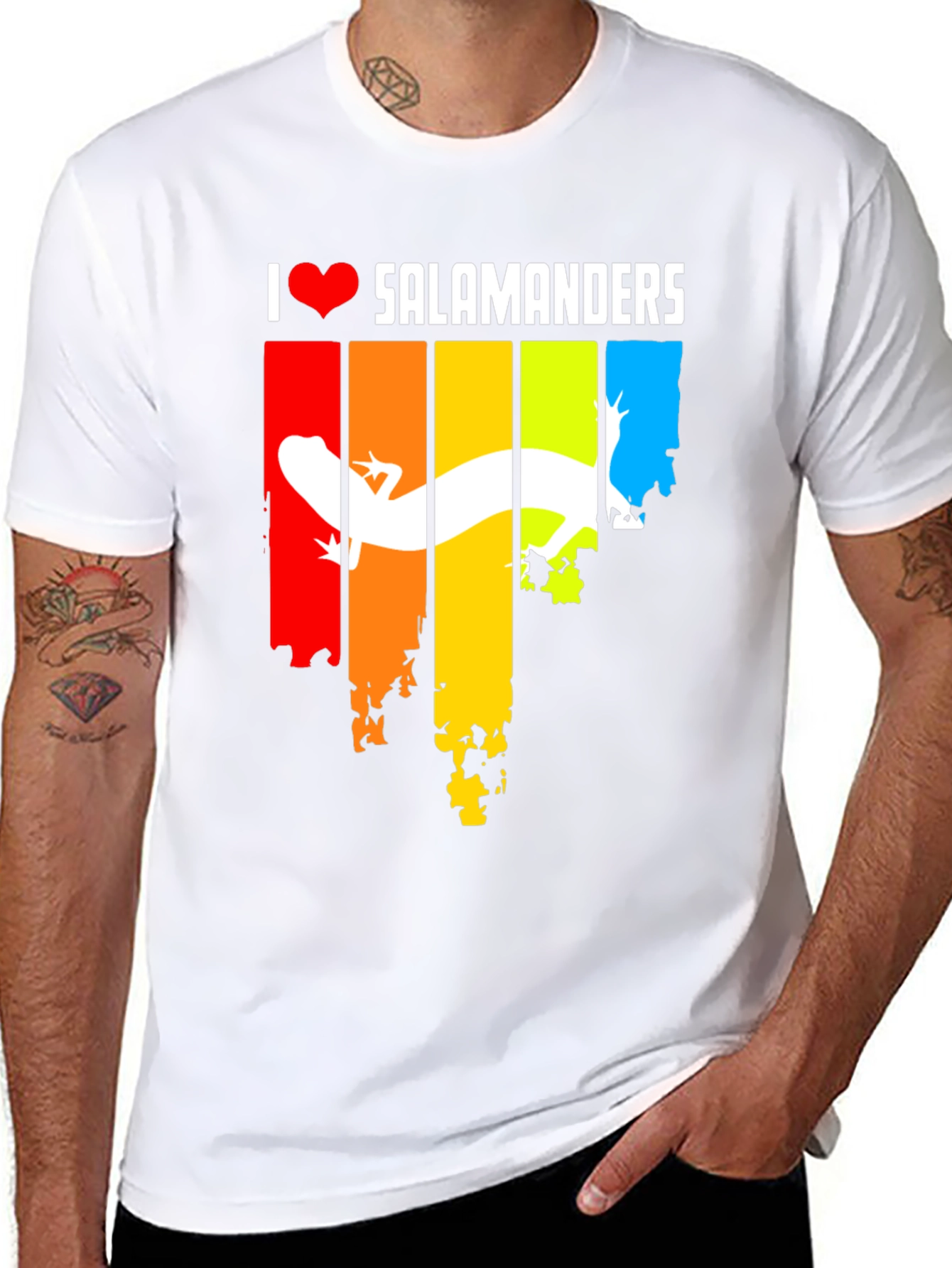 I Love Salamanders Graphic Tee