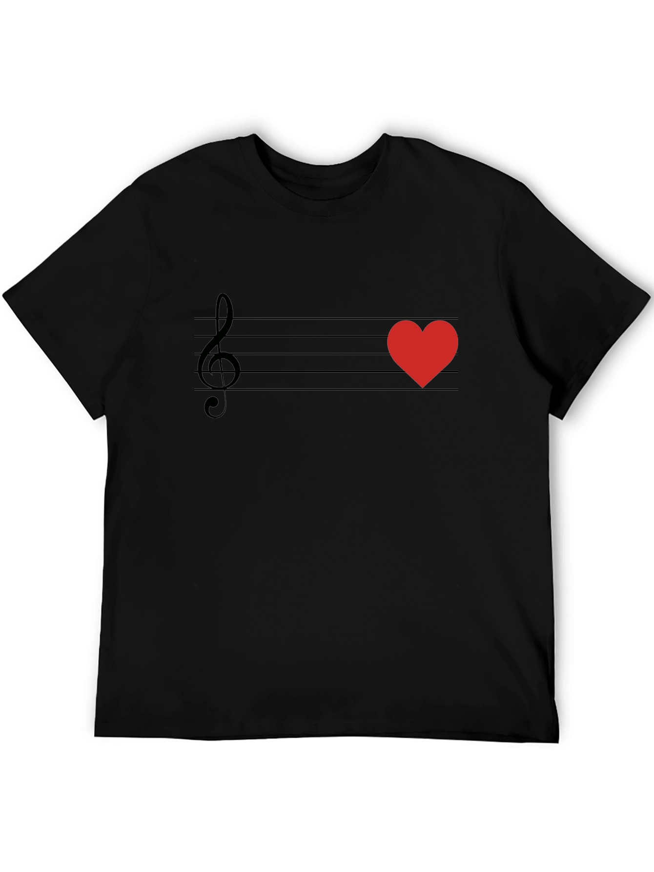 Music Love T-Shirt - Heartbeat Tee