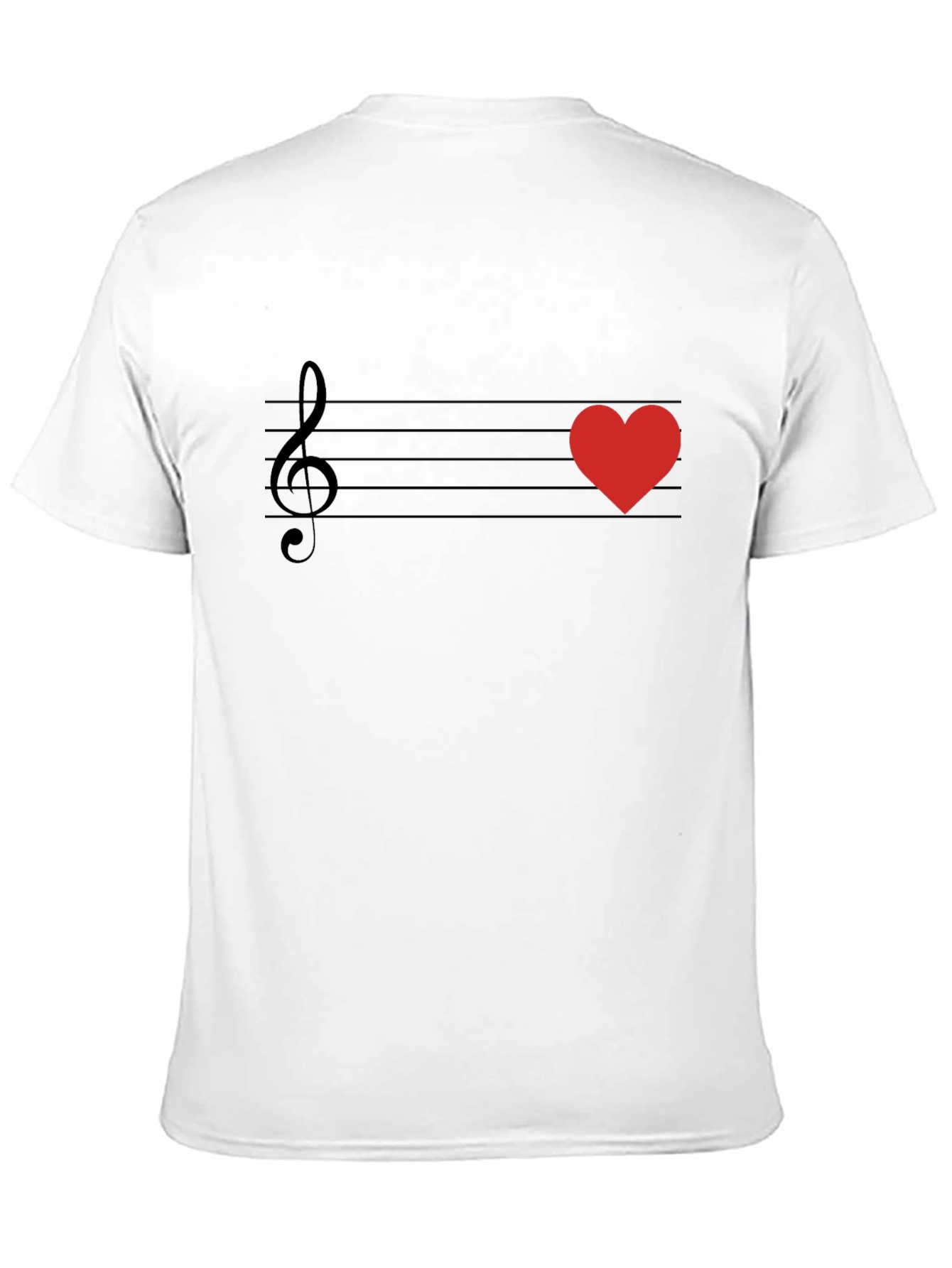 Music Love T-Shirt - Heartbeat Tee