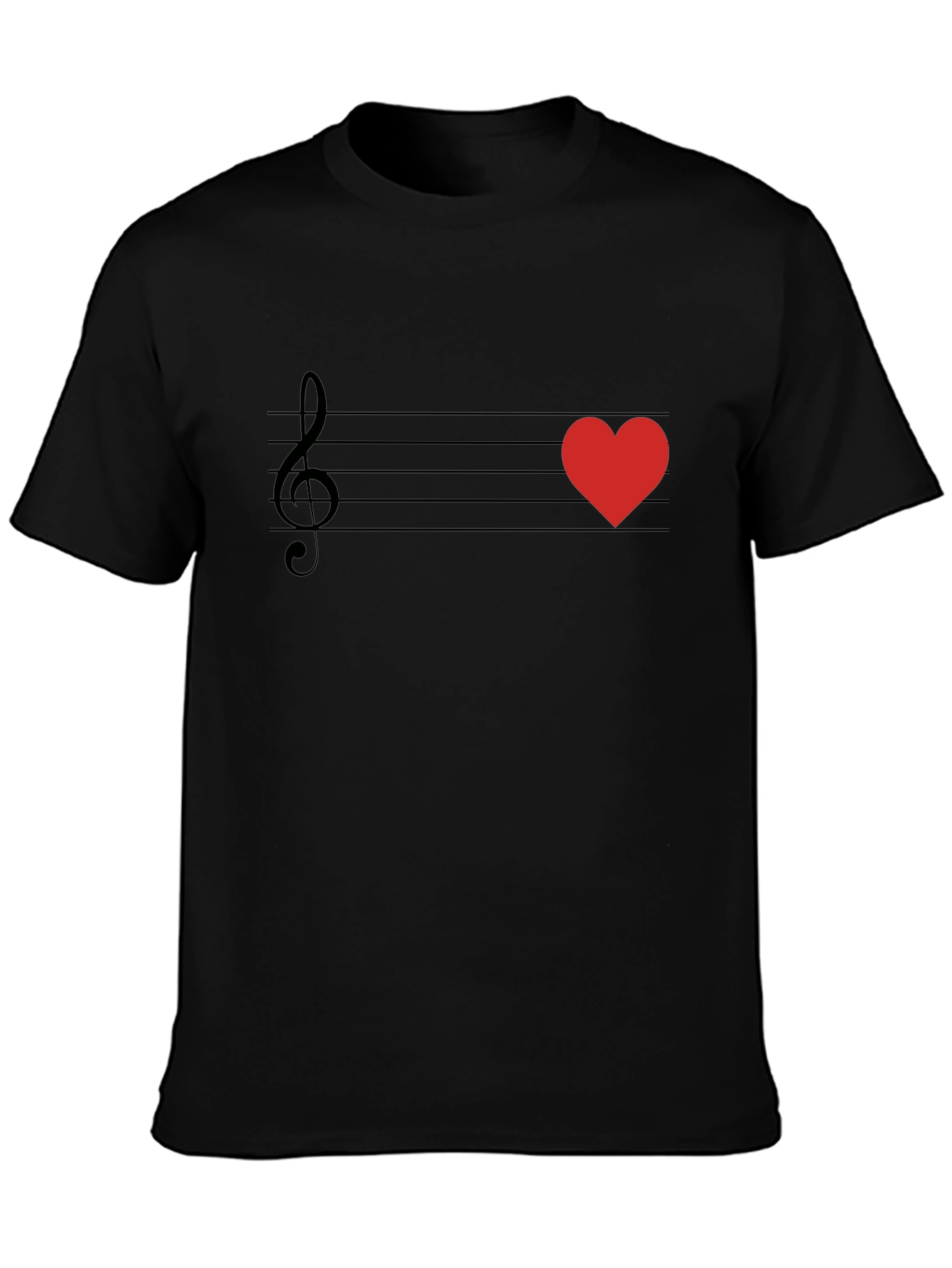 Music Love T-Shirt - Heartbeat Tee