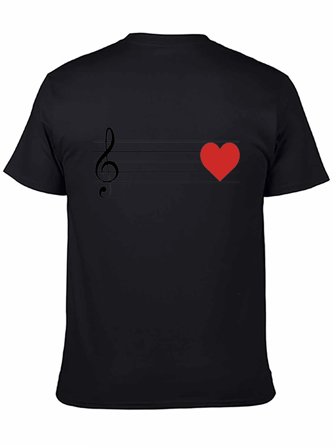Music Love T-Shirt - Heartbeat Tee