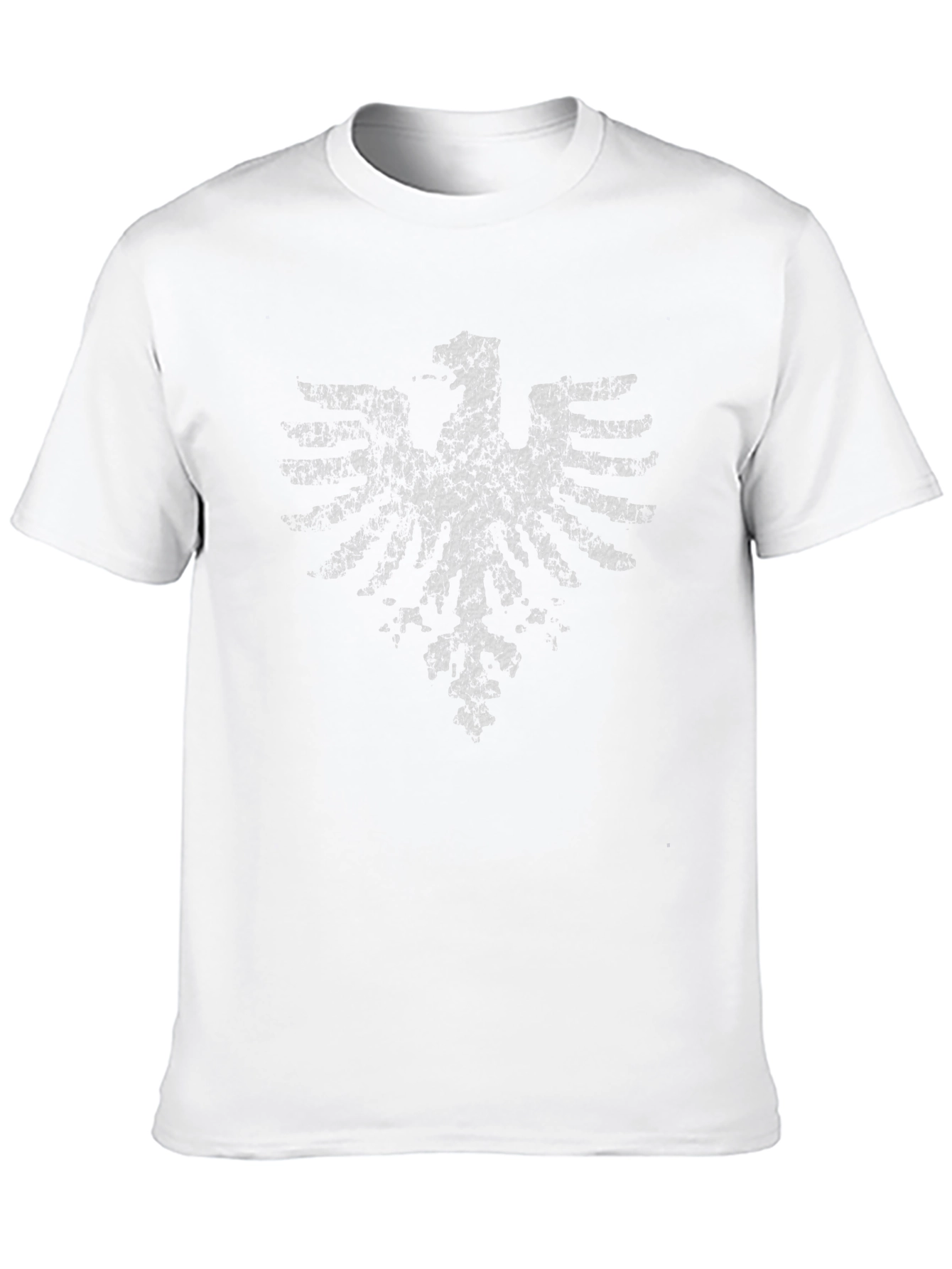 Distressed Eagle Graphic Black T-Shirt