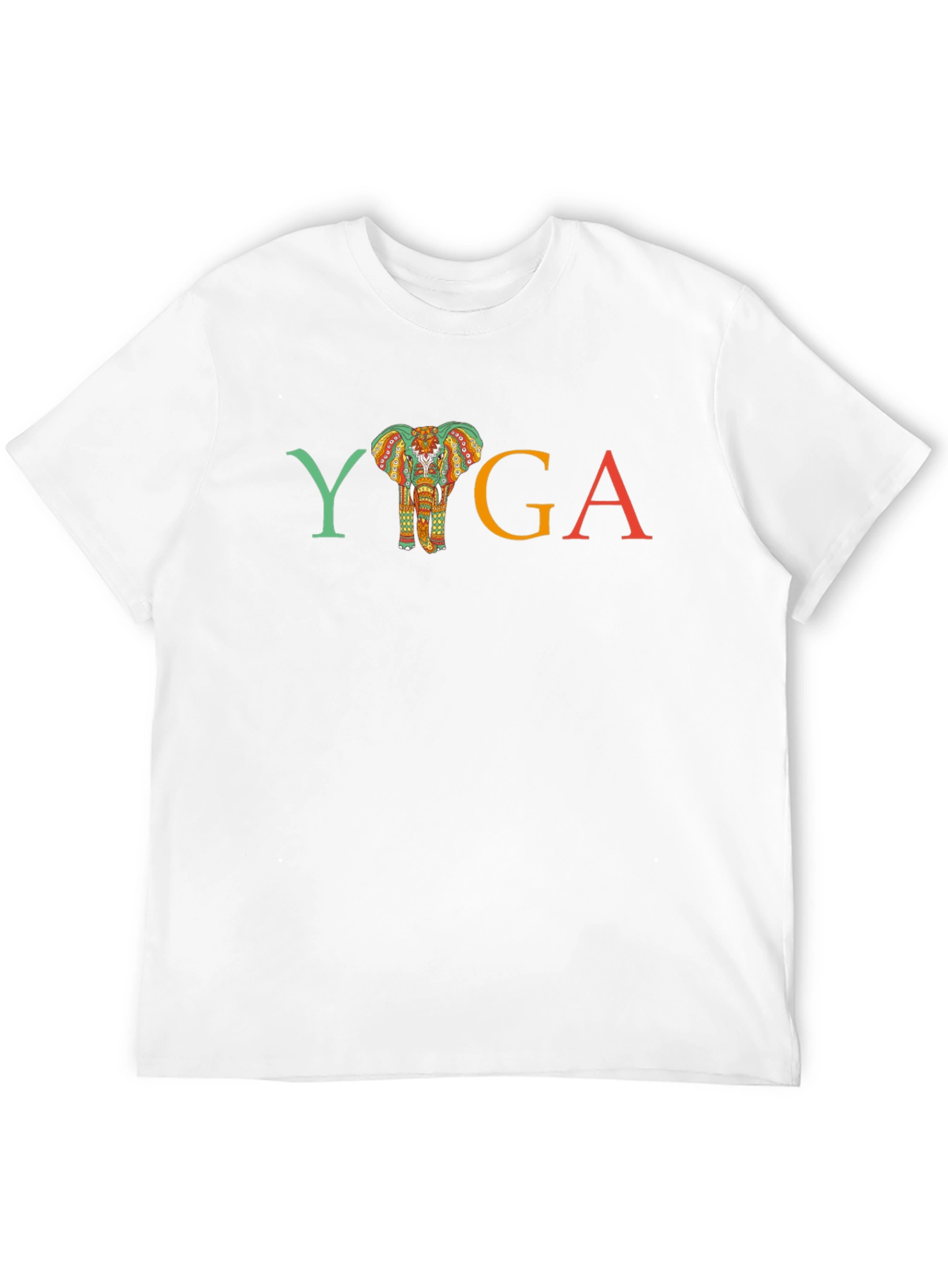 Yoga Elephant Graphic T-Shirt