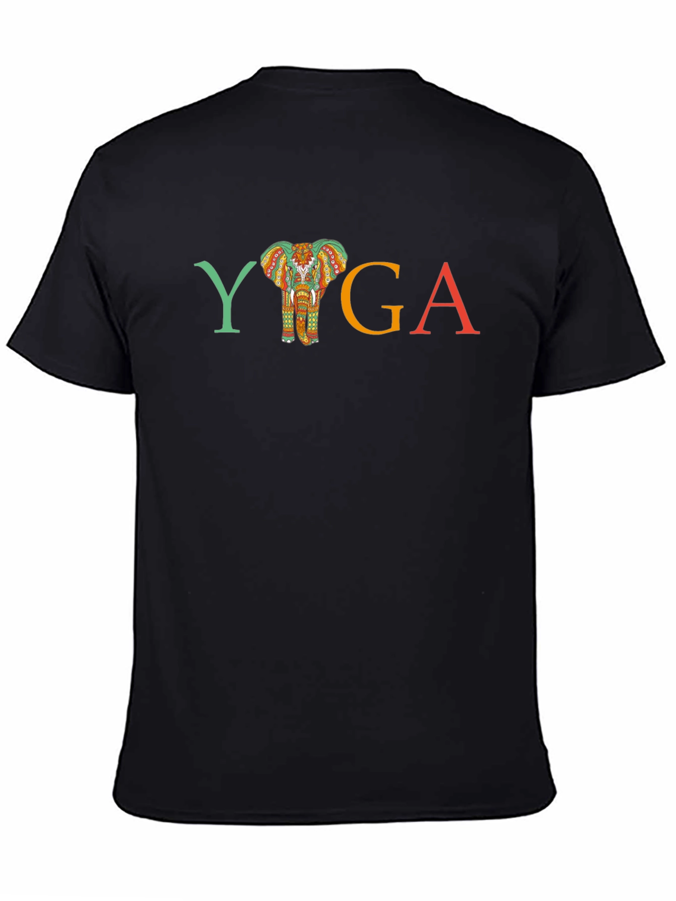 Yoga Elephant Graphic T-Shirt