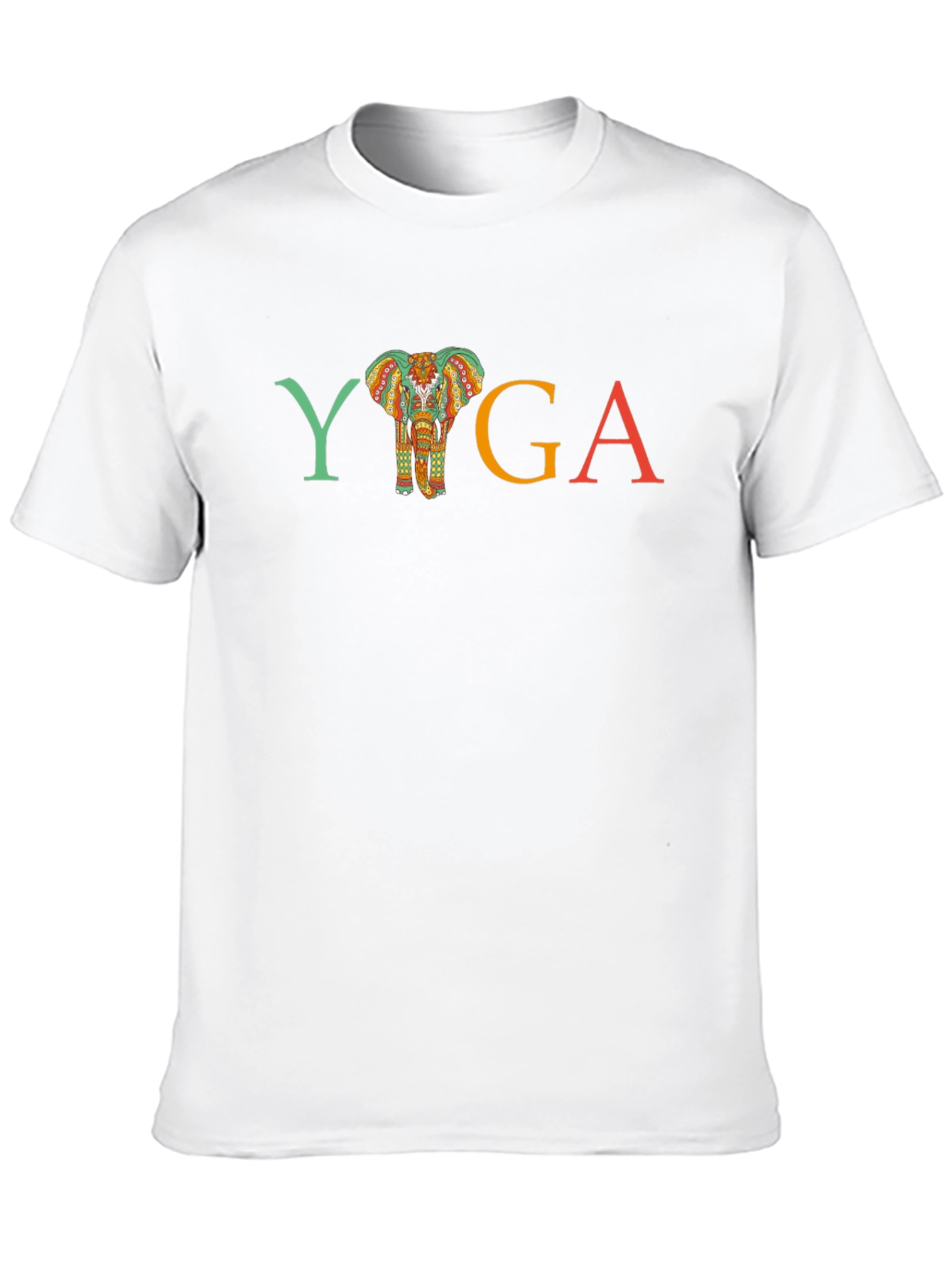 Yoga Elephant Graphic T-Shirt