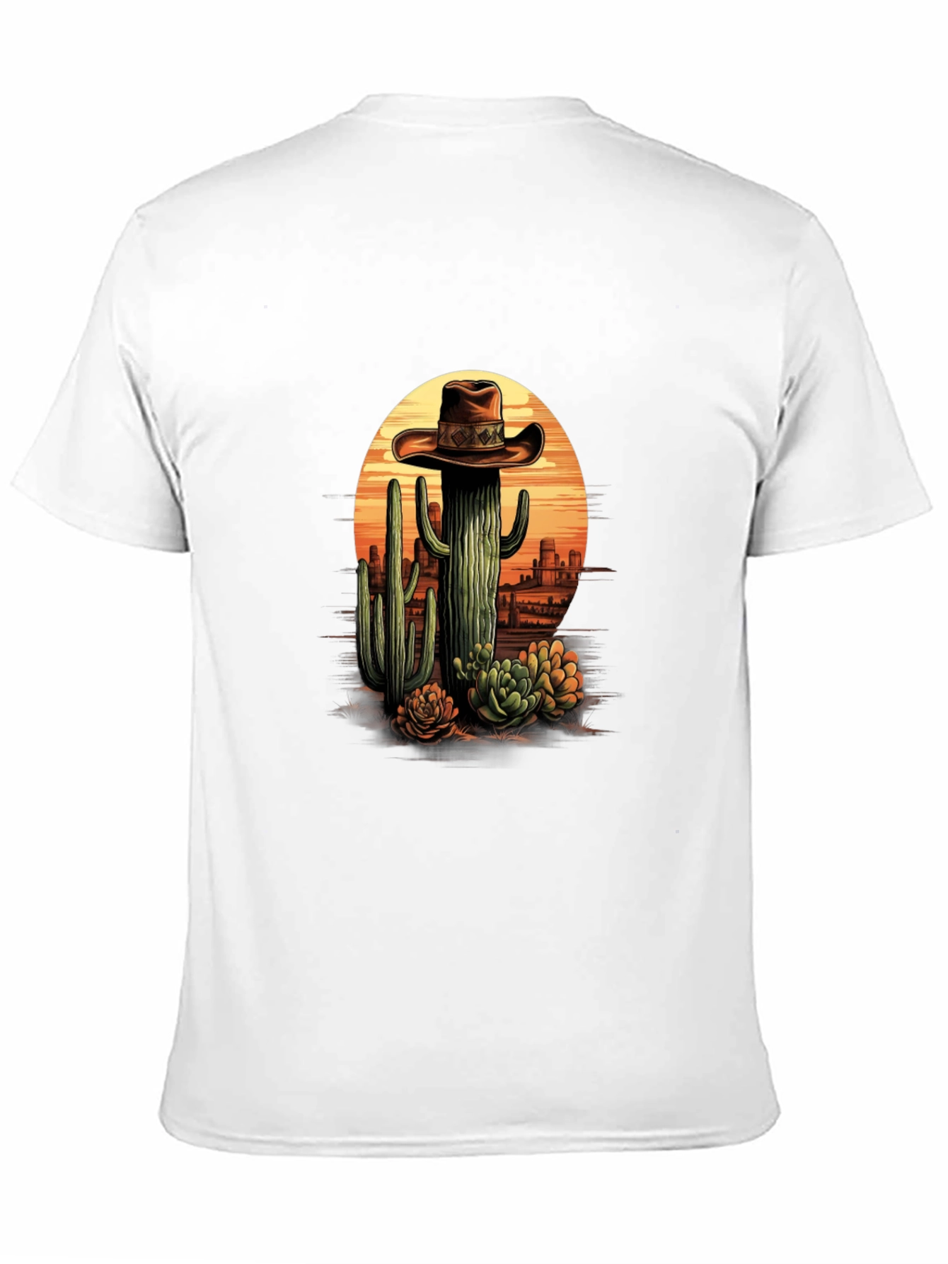 Cactus Cowboy Graphic Tee - Desert Style T-Shirt