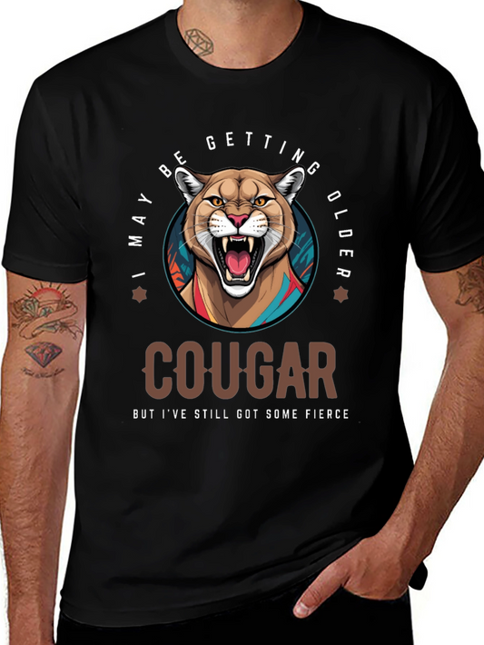 Fierce Cougar T-Shirt: Vintage Graphic Tee for Wildcat Lovers