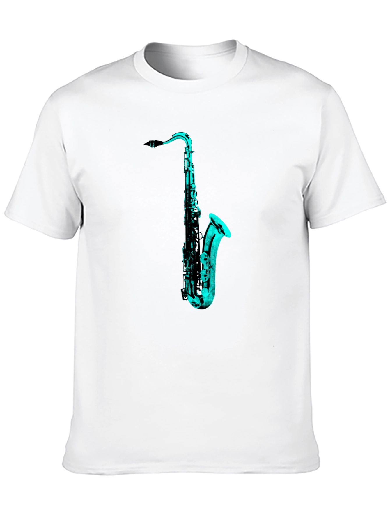 Saxophone Graphic Tee - Cool Music T-Shirt