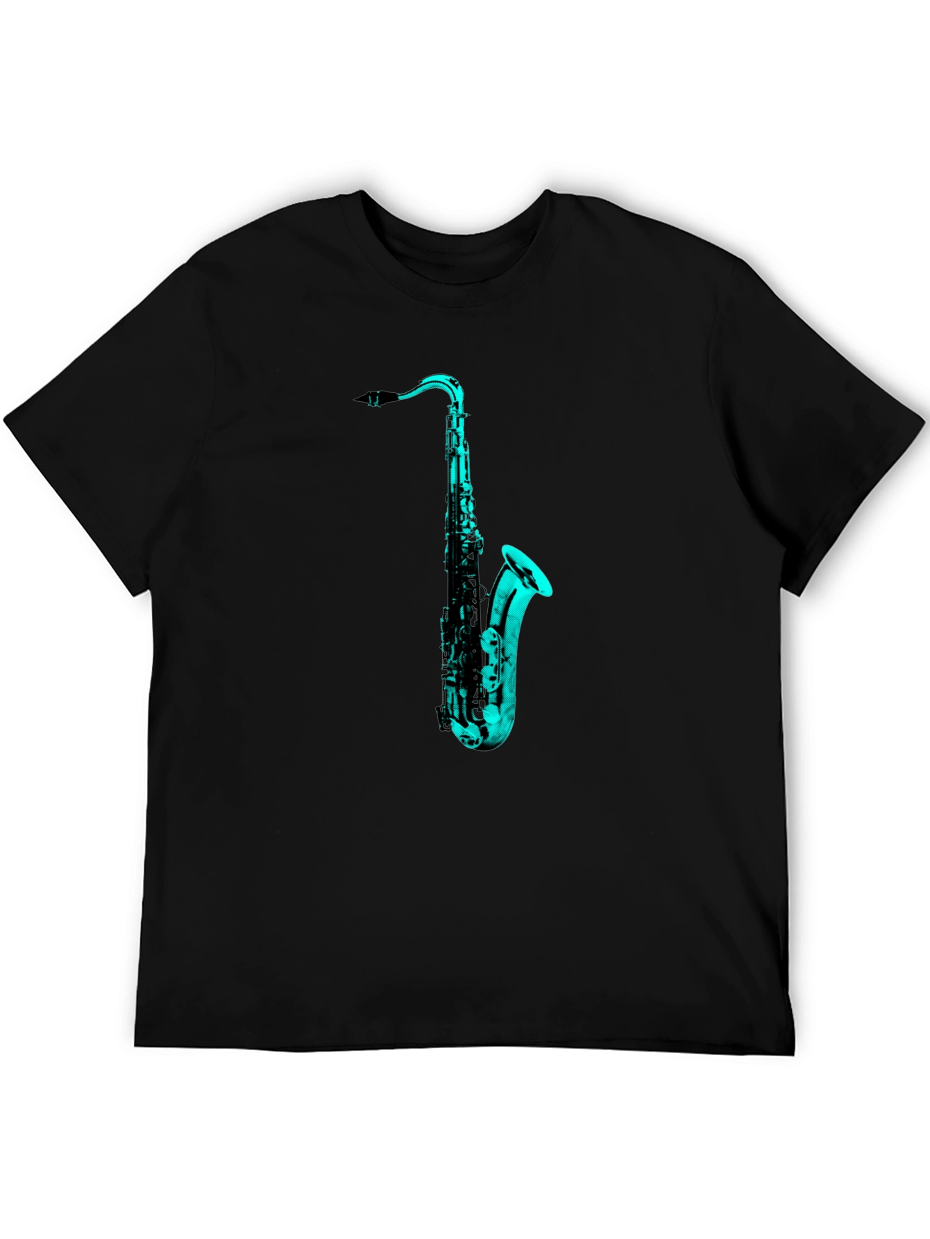 Saxophone Graphic Tee - Cool Music T-Shirt