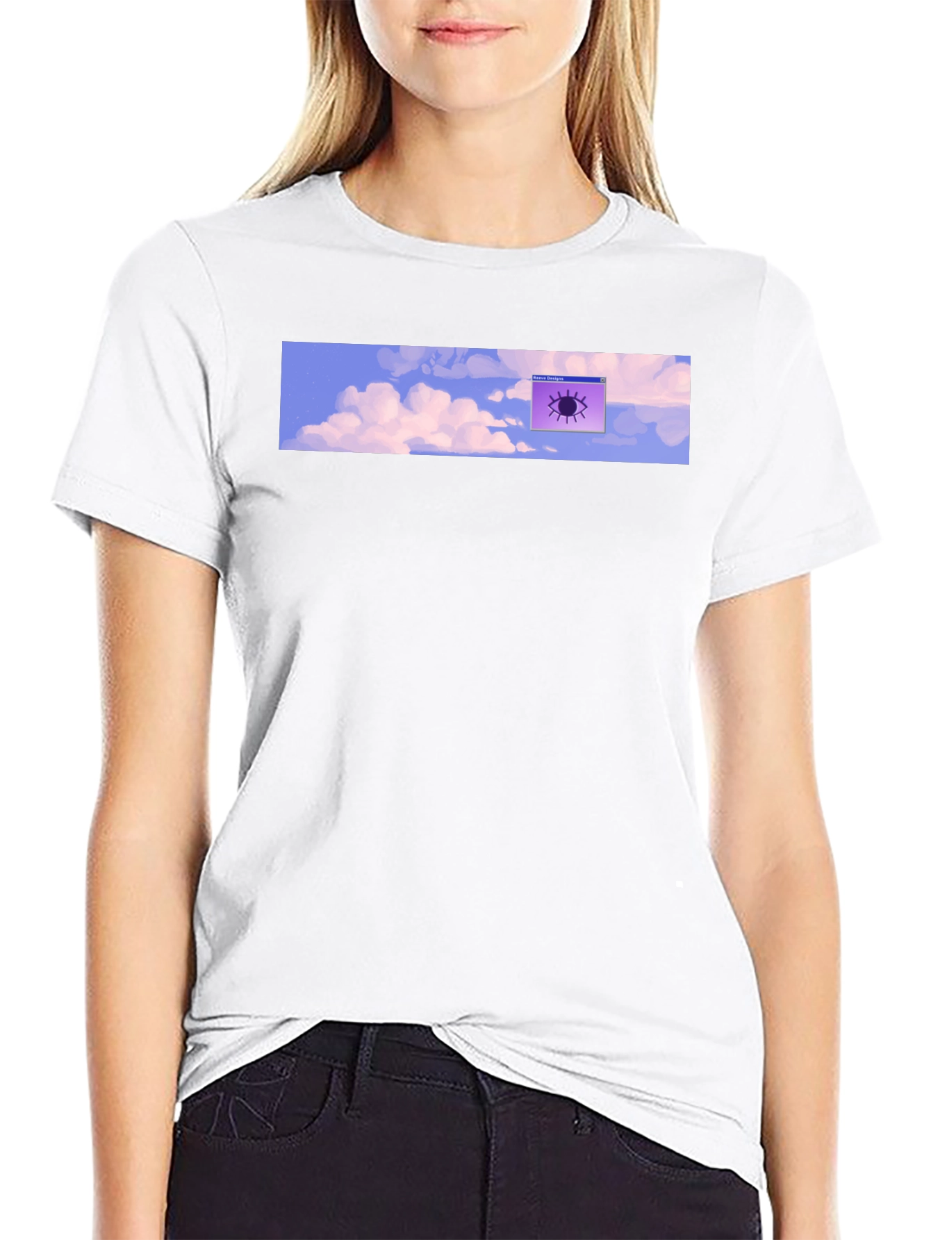 Retro Aesthetic Eye Design T-Shirt