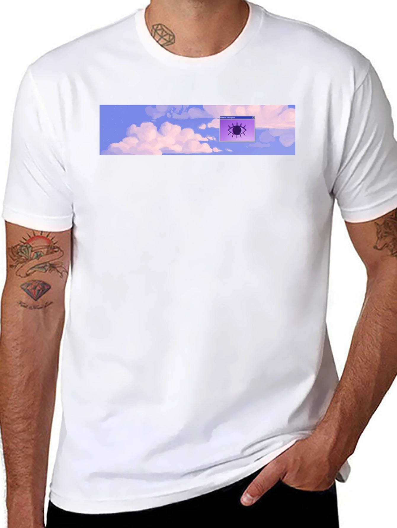 Retro Aesthetic Eye Design T-Shirt