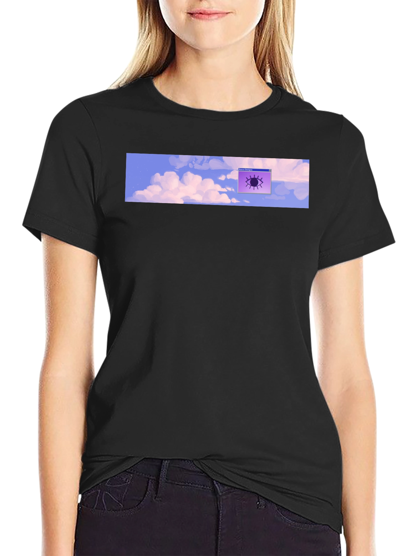 Retro Aesthetic Eye Design T-Shirt