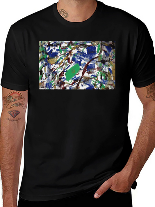 Abstract Art Graphic Tee - Unique Design Comfortable Fit