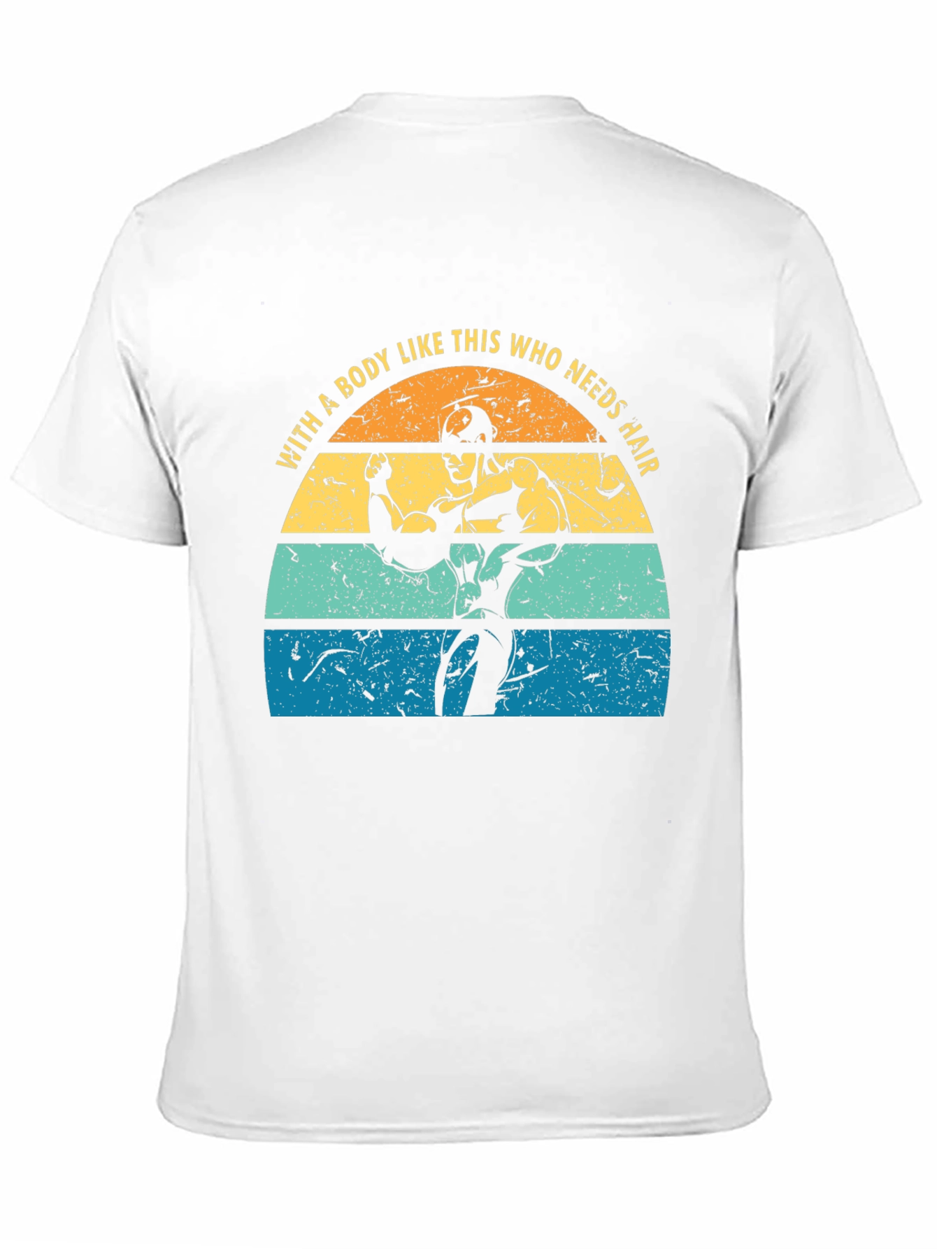 Funny Bodybuilder Graphic T-Shirt