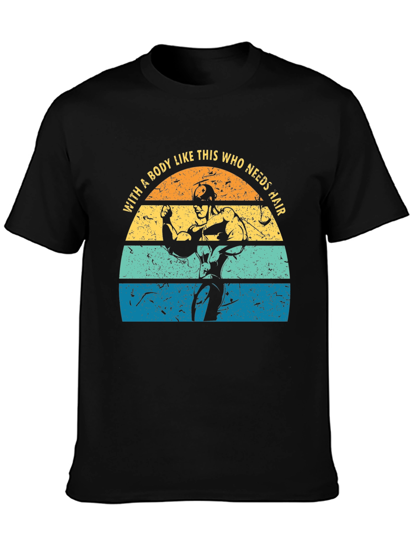 Funny Bodybuilder Graphic T-Shirt