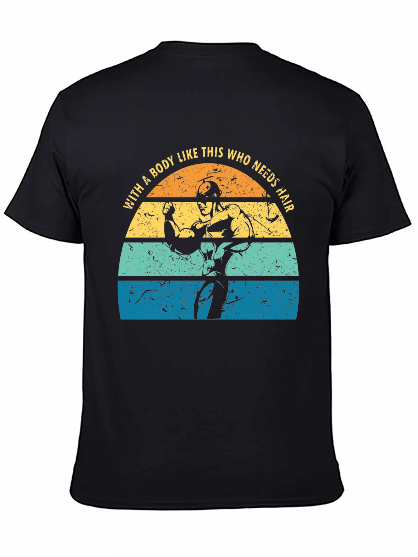 Funny Bodybuilder Graphic T-Shirt