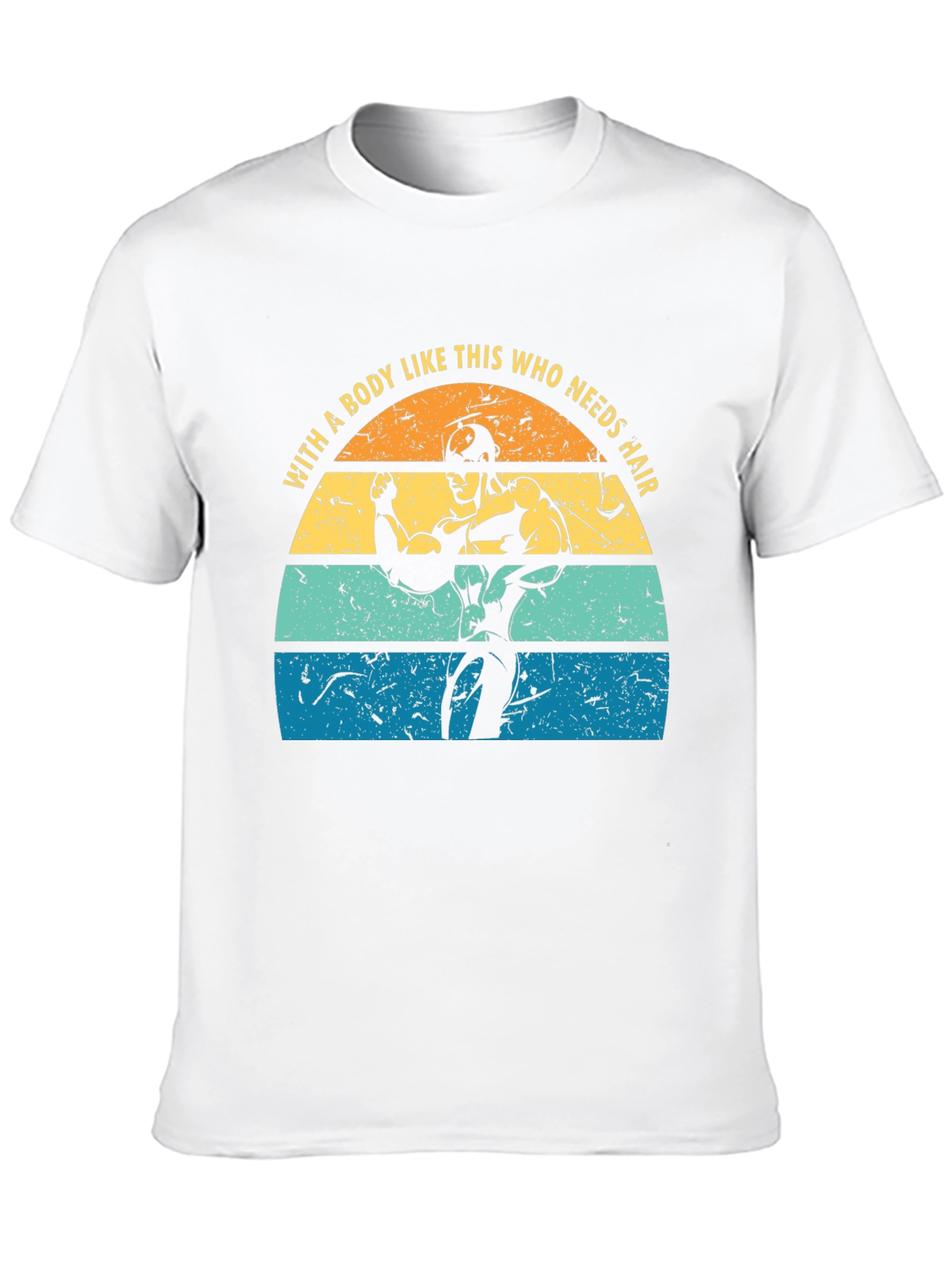 Funny Bodybuilder Graphic T-Shirt