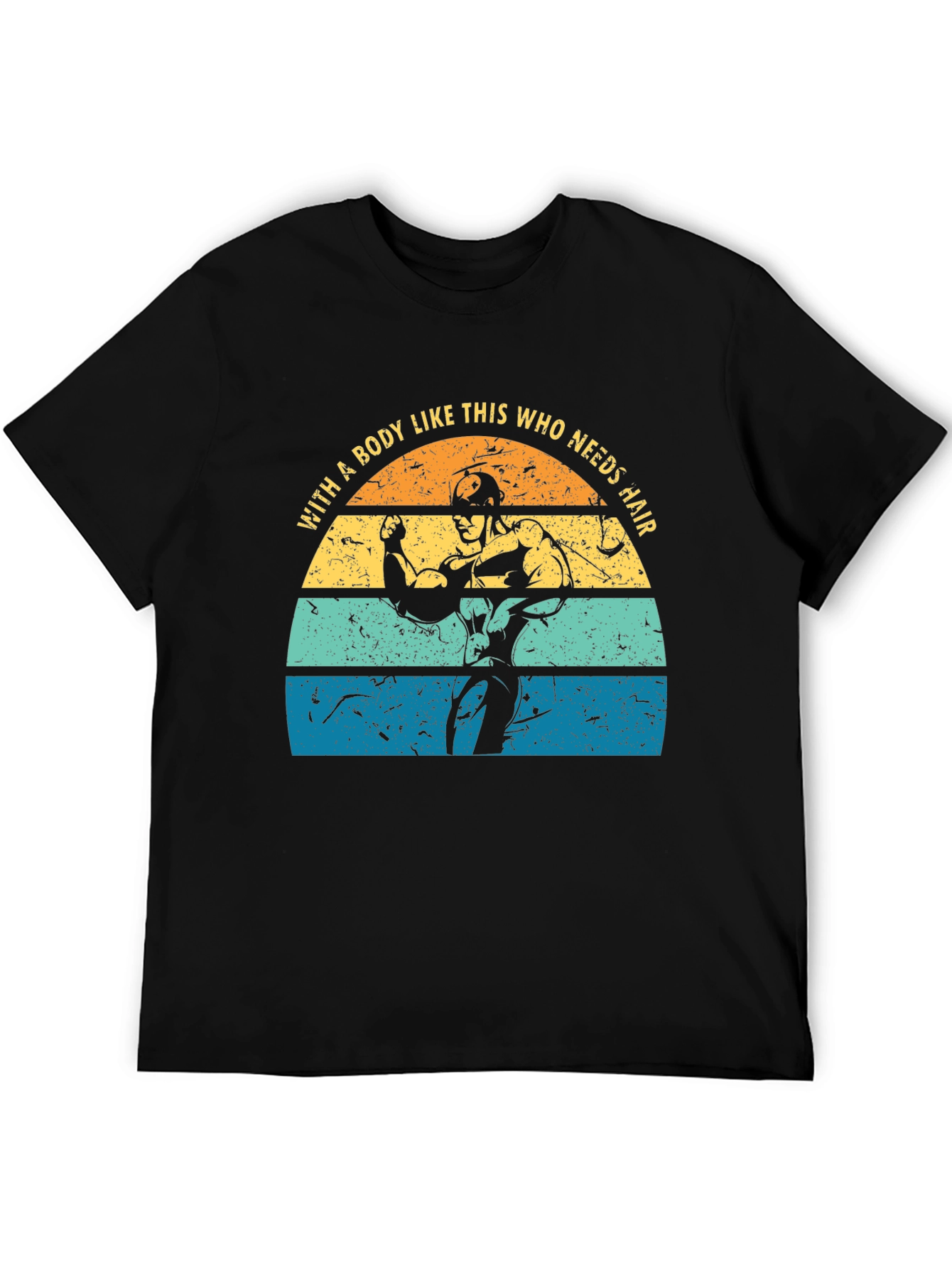 Funny Bodybuilder Graphic T-Shirt