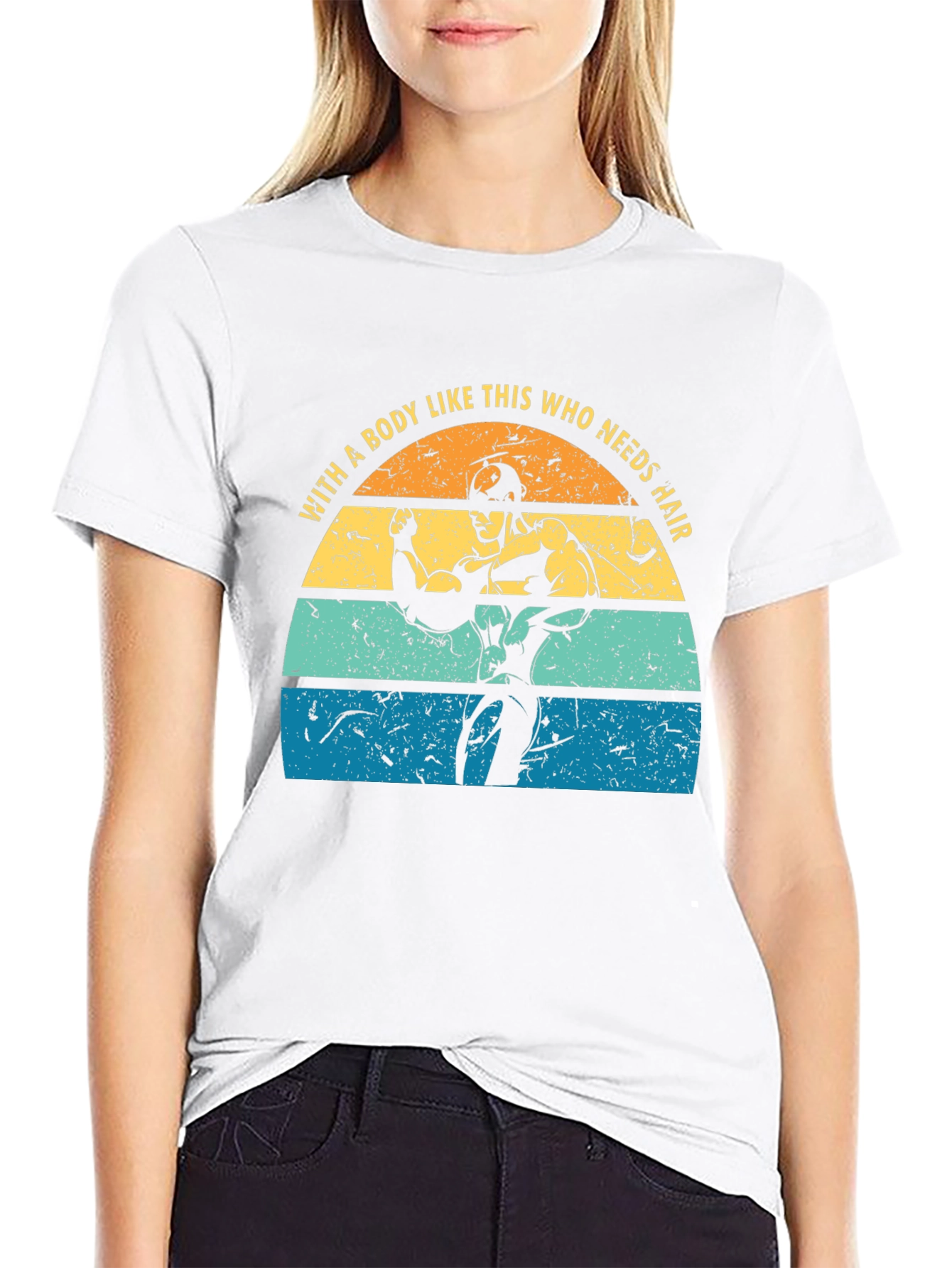 Funny Bodybuilder Graphic T-Shirt