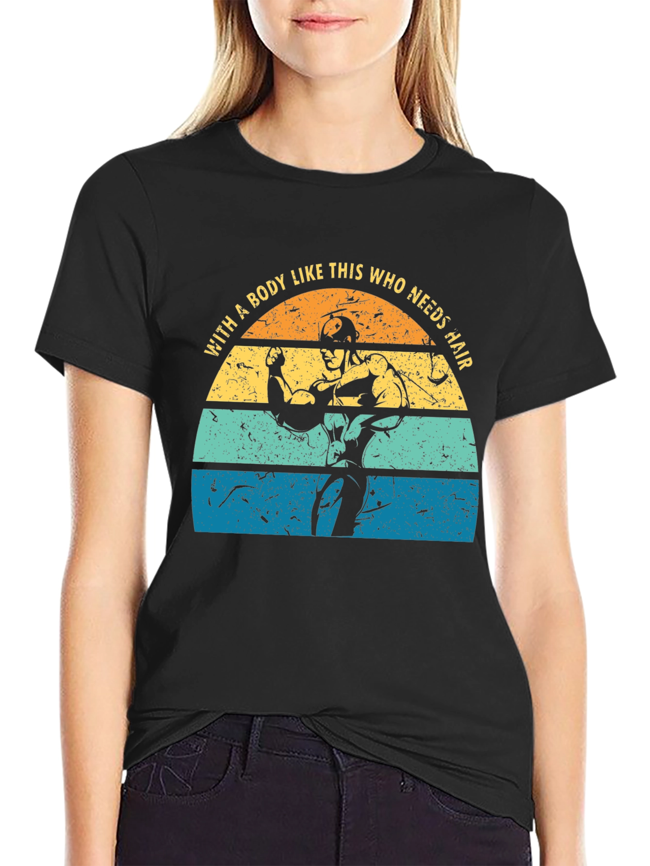 Funny Bodybuilder Graphic T-Shirt