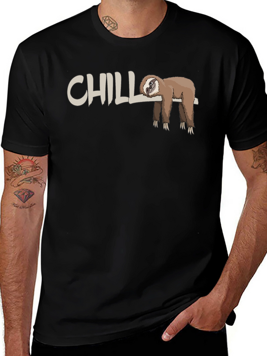 Chill Sloth T-Shirt - Relaxed Style