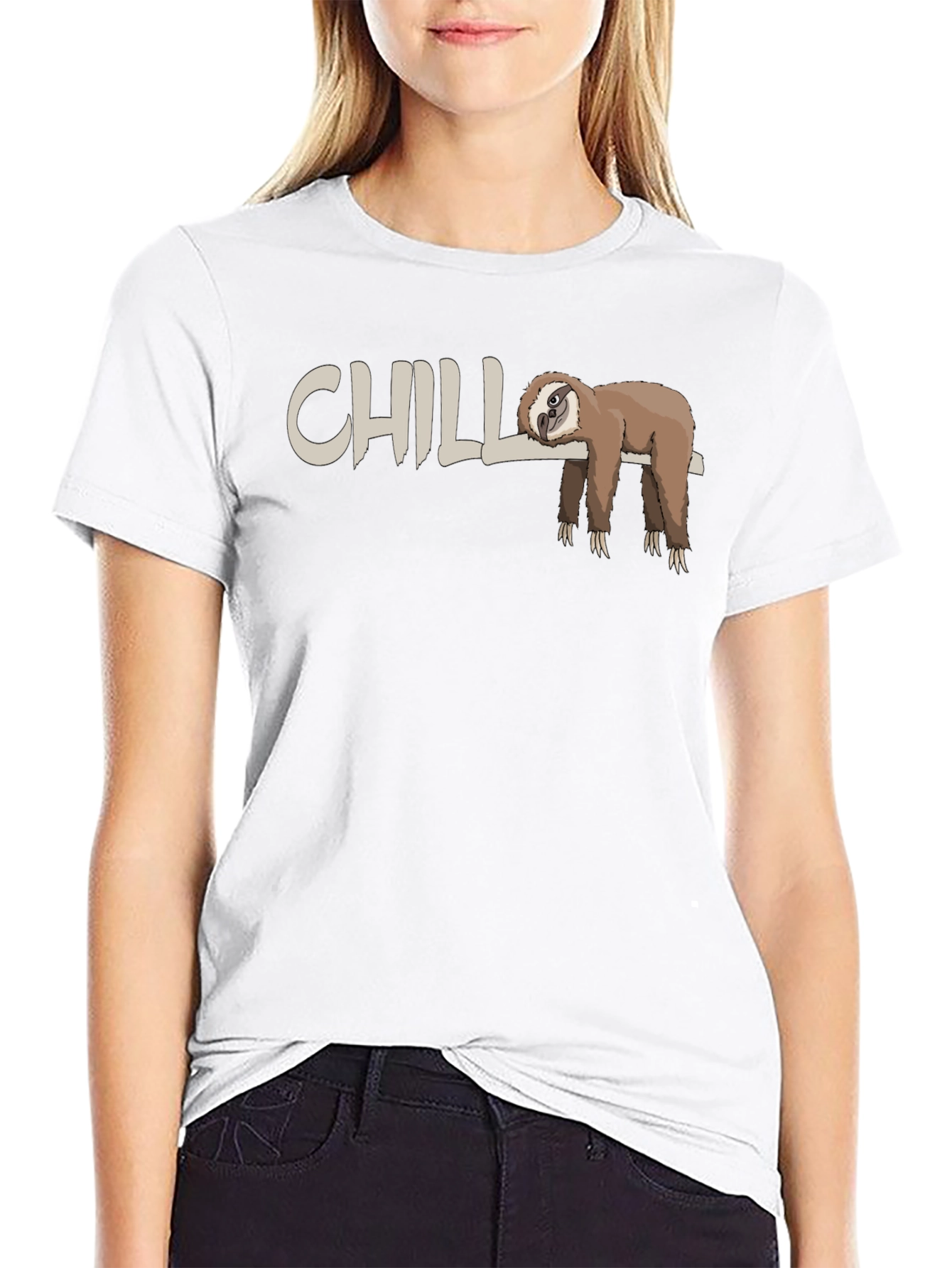 Chill Sloth T-Shirt - Relaxed Style