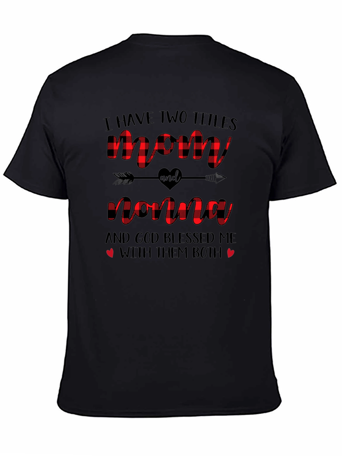 Mom and Nonna Buffalo Plaid T-Shirt
