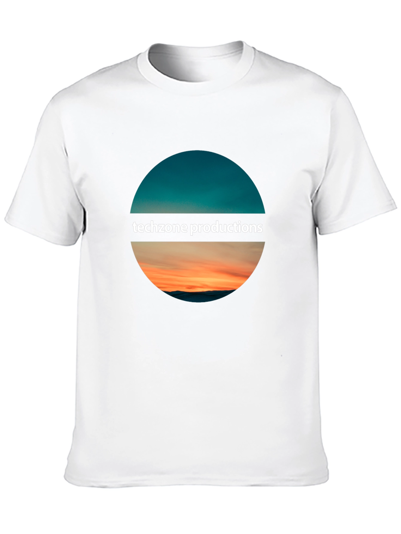 Techzone Productions Sunset Graphic T-Shirt