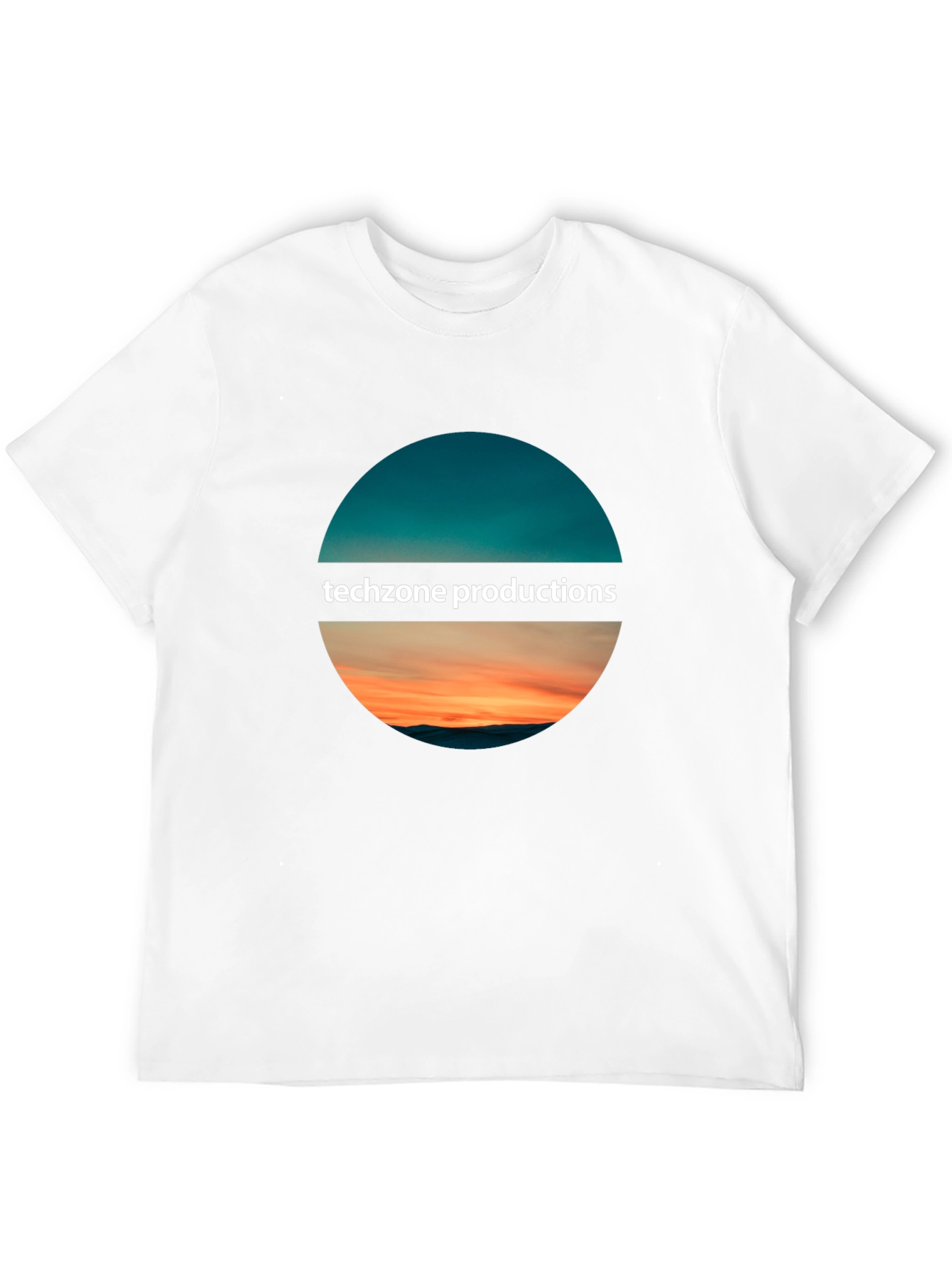 Techzone Productions Sunset Graphic T-Shirt