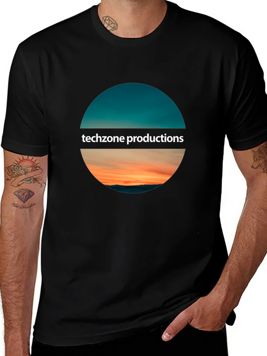 Techzone Productions Sunset Graphic T-Shirt
