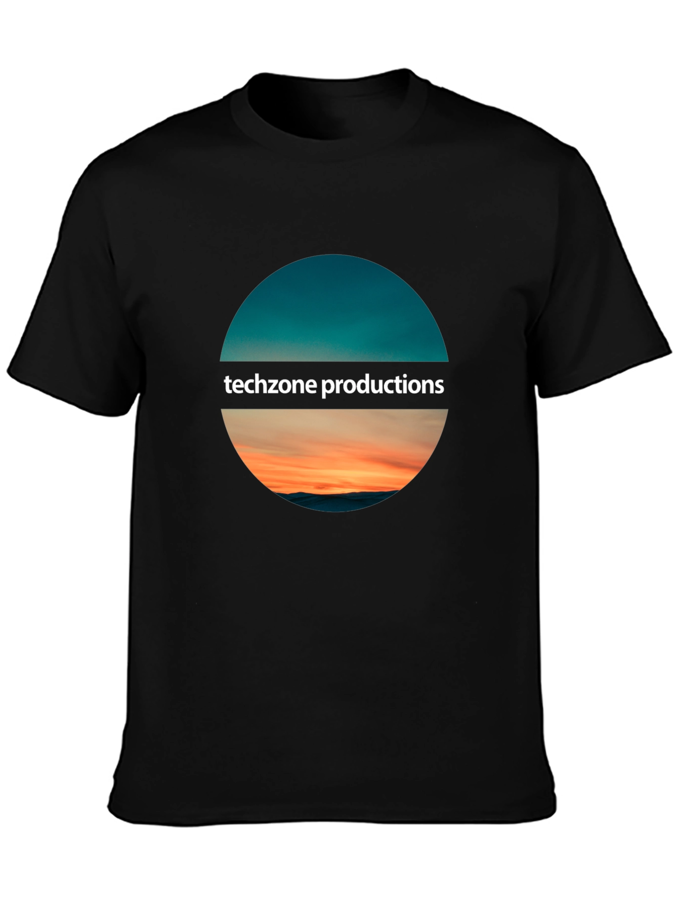 Techzone Productions Sunset Graphic T-Shirt