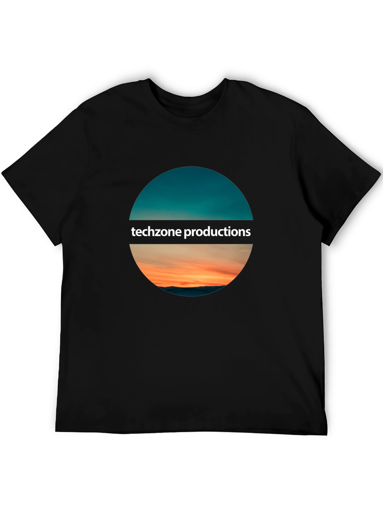 Techzone Productions Sunset Graphic T-Shirt